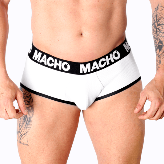 MACHO - MS30BL SLIP WHITE S - Kink&Play