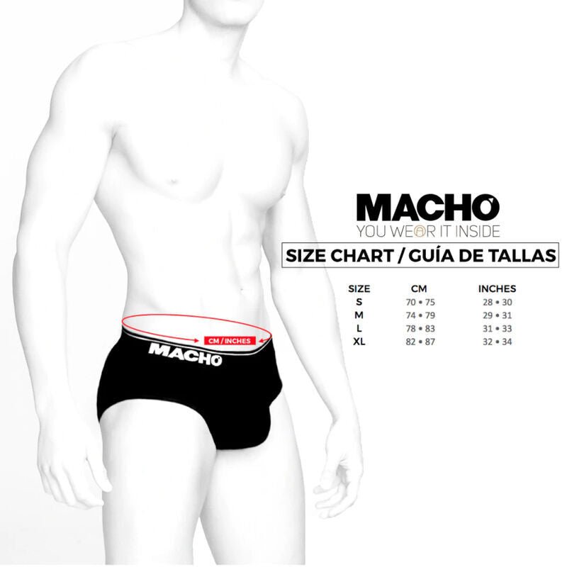 MACHO - MX24AN SLIP YELLOW XL - Kink&Play