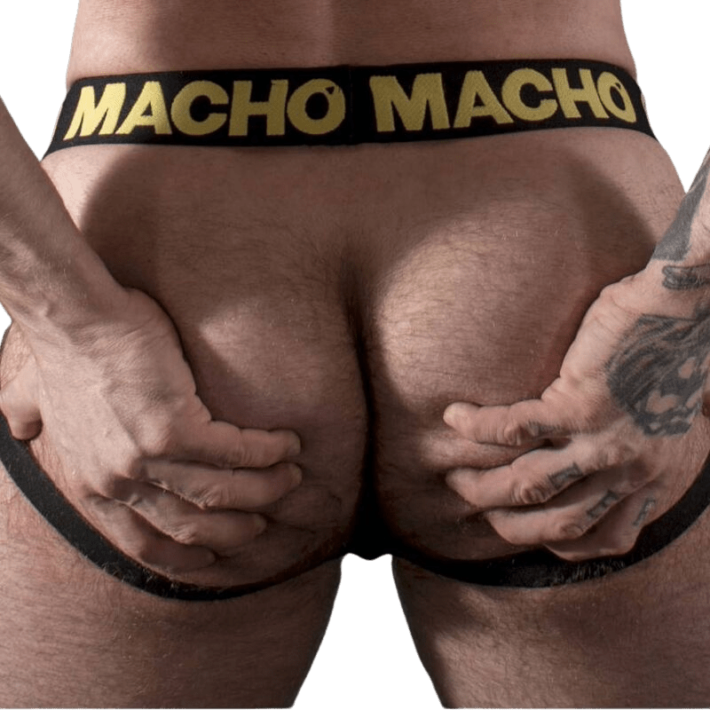 MACHO - MX25AC JOCK YELLOW LEATHER S - Kink&Play