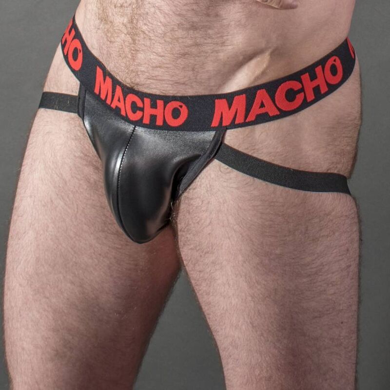 MACHO - MX25RC JOCK RED LEATHER S - Kink&Play