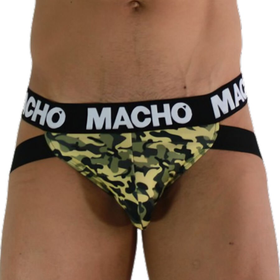 MACHO - MX28MV JOCK MILITARY GREEN S - Kink&Play