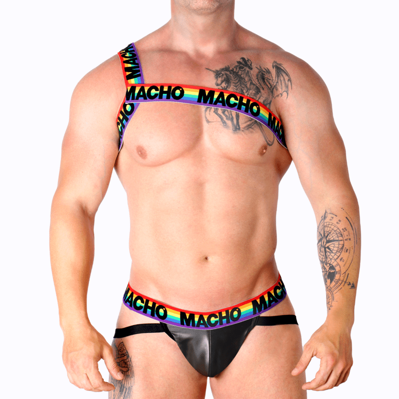 MACHO - ROMAN HARNESS WHITE S/M - Kink&Play
