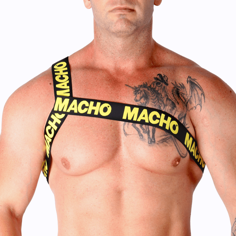 MACHO - ROMAN HARNESS WHITE S/M - Kink&Play