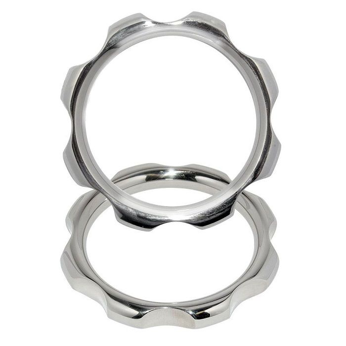 METAL HARD - METAL TORQUE RING FOR PENIS AND TESTICLES 45MM - Kink&Play
