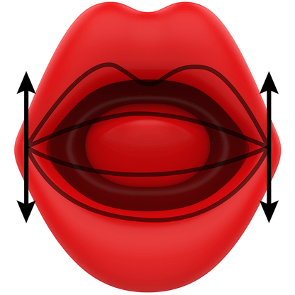 MIA - SICILIA DOUBLE PLEASURE VIBRATING + BITING - Kink&Play
