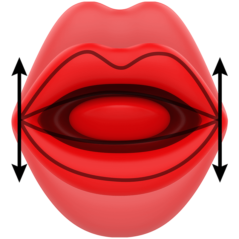 MIA - SIENA TRIPLE PLEASURE VIBRATING + BITING - Kink&Play