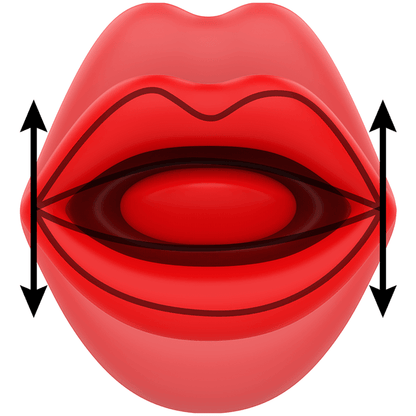 MIA - SIENA TRIPLE PLEASURE VIBRATING + BITING - Kink&Play