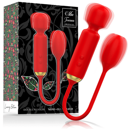 MIA - TOSCANA DOUBLE PLEASURE WAND + VIBRATING EGG - Kink&Play