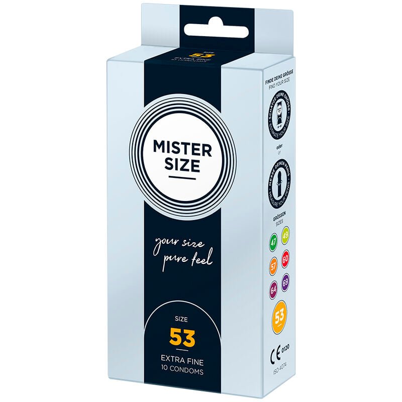 MISTER SIZE - CONDOM SIZE M 53 MM (10 UNITS) - Kink&Play