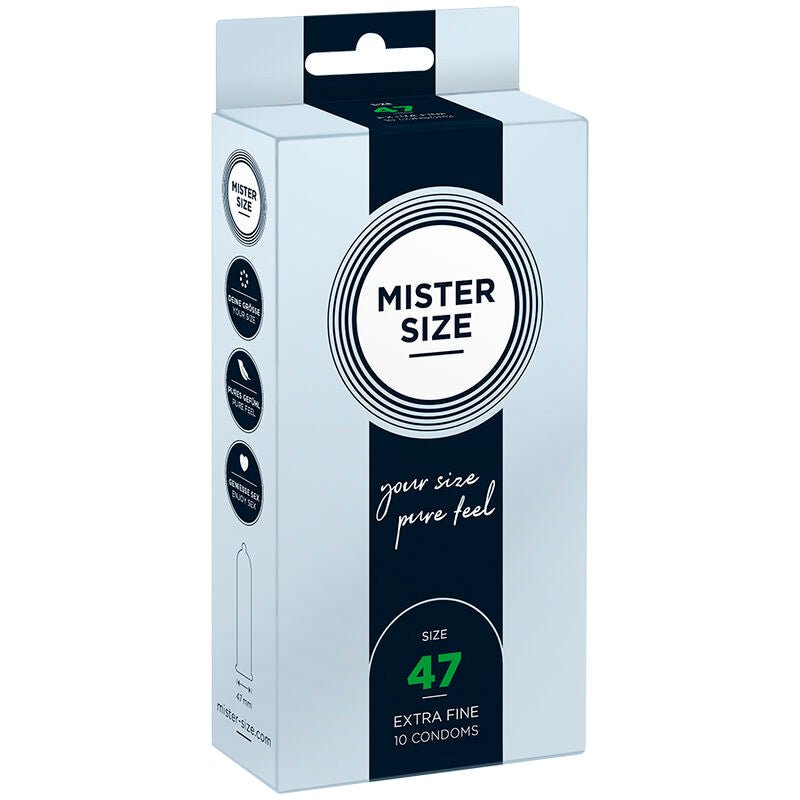 MISTER SIZE - CONDOMS SIZE XS 47 MM (10 UNITS) - Kink&Play