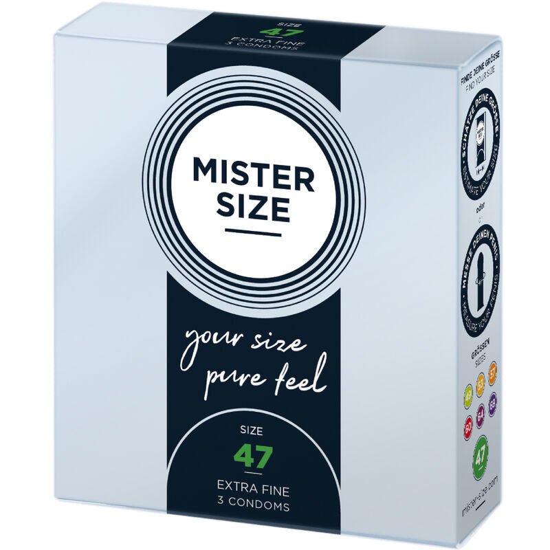 MISTER SIZE - CONDOMS SIZE XS 47 MM (3 UNITS) - Kink&Play