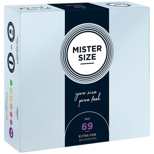 MISTER SIZE - CONDOMS SIZE XXXL 69 MM (36 UNITS) - Kink&Play