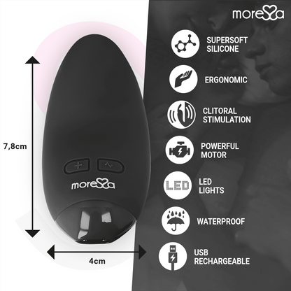 MORESSA - BLOSSOM BLACK VIBRATOR - Kink&Play