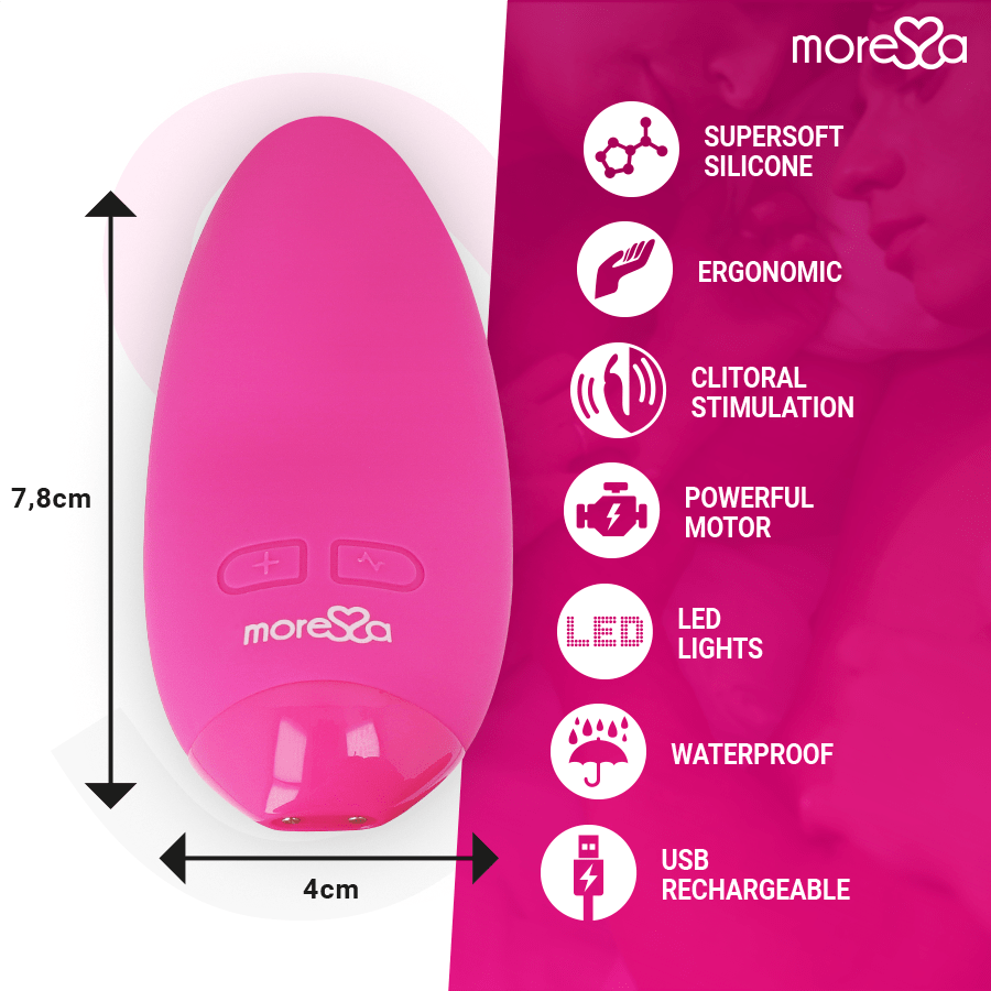 MORESSA - BLOSSOM PINK VIBRATOR - Kink&Play