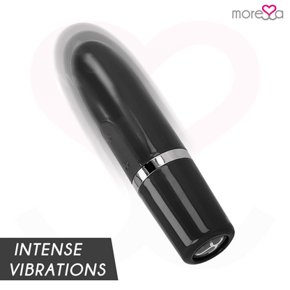 MORESSA - IVY VIBRATOR STIMULATOR TRAVEL BLACK - Kink&Play