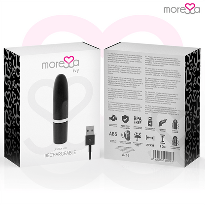 MORESSA - IVY VIBRATOR STIMULATOR TRAVEL BLACK - Kink&Play