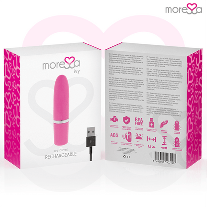 MORESSA - IVY VIBRATOR STIMULATOR TRAVEL PINK - Kink&Play