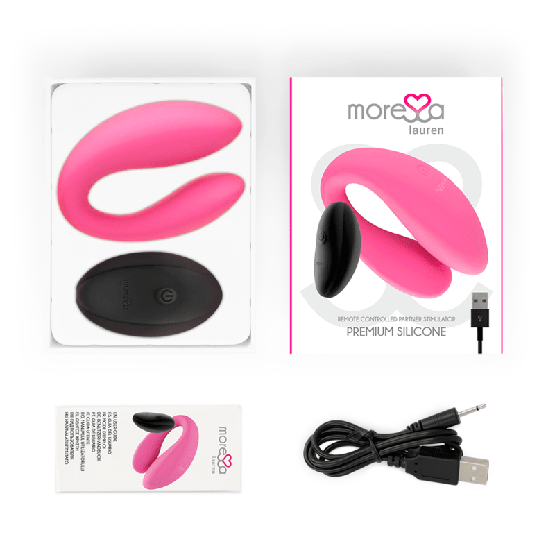 MORESSA - LAUREN REMOTE CONTROL STIMULATOR FOR COUPLES - Kink&Play