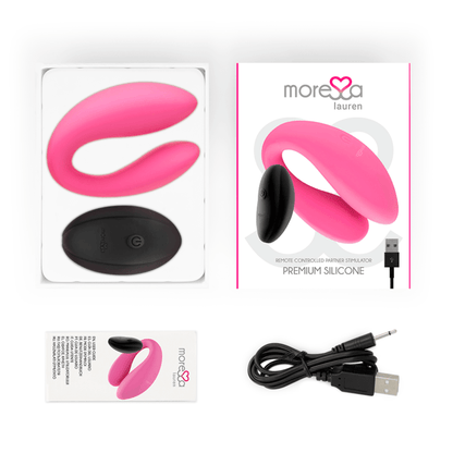 MORESSA - LAUREN REMOTE CONTROL STIMULATOR FOR COUPLES - Kink&Play