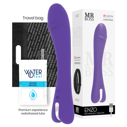 MR BOSS - ENZO VIBRATOR WATCHME WIRELESS TECHONOLOGY COMPATIBLE - Kink&Play