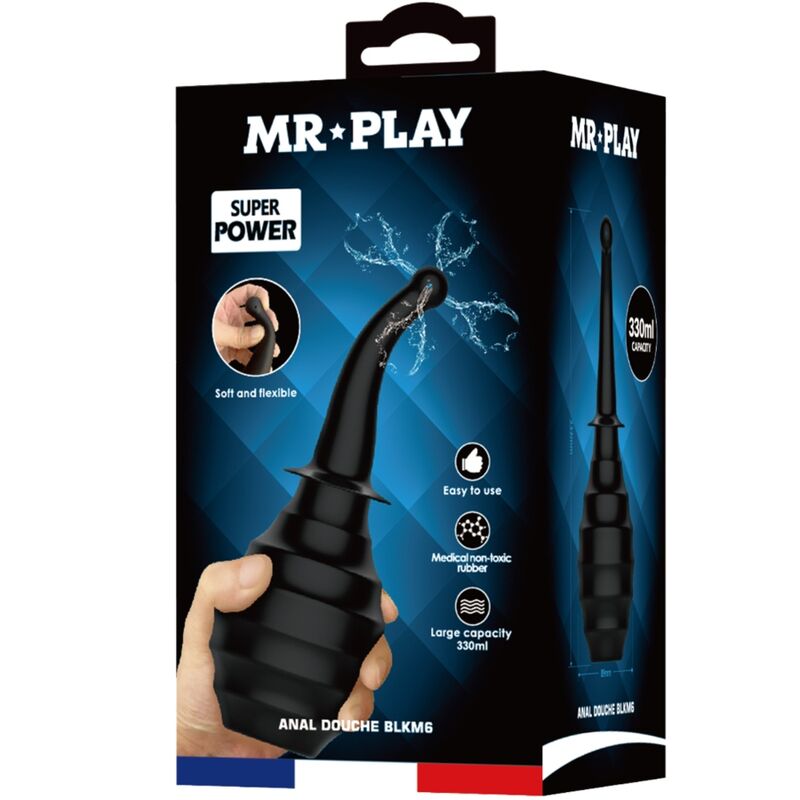 MR PLAY - ANAL DOUCHE BLKM6 SUPER POWER BLACK - Kink&Play