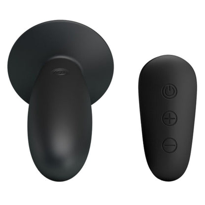 MR PLAY - ANAL PLUG WITH VIBRATION BLACK REMOTE CONTROL - Kink&Play