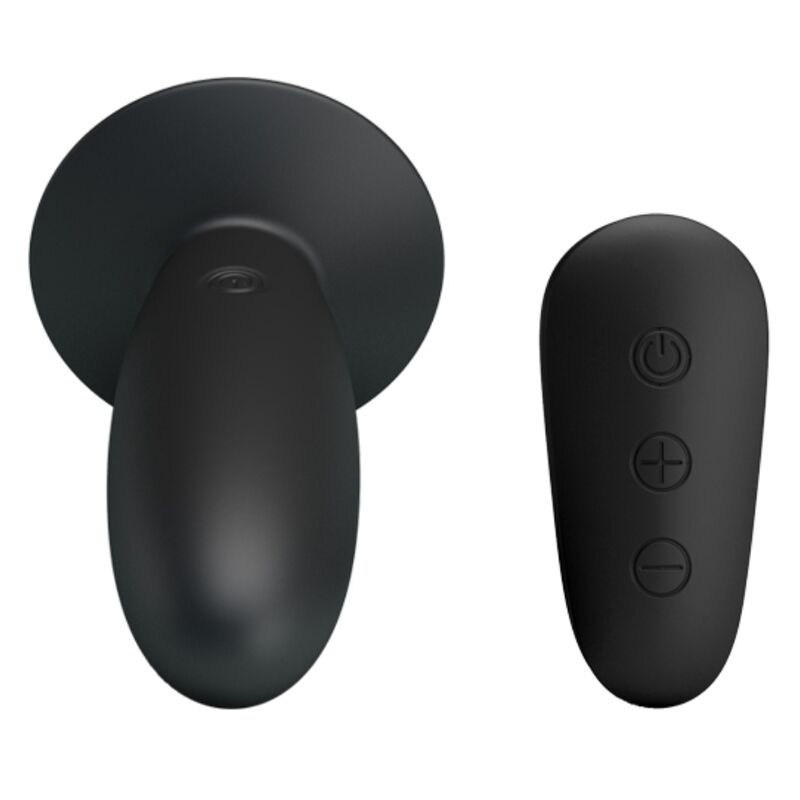 MR PLAY - ANAL PLUG WITH VIBRATION BLACK REMOTE CONTROL - Kink&Play