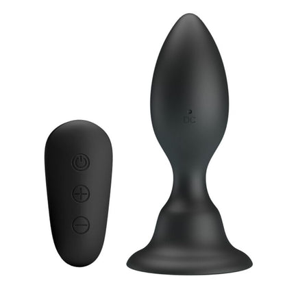 MR PLAY - ANAL PLUG WITH VIBRATION BLACK REMOTE CONTROL - Kink&Play