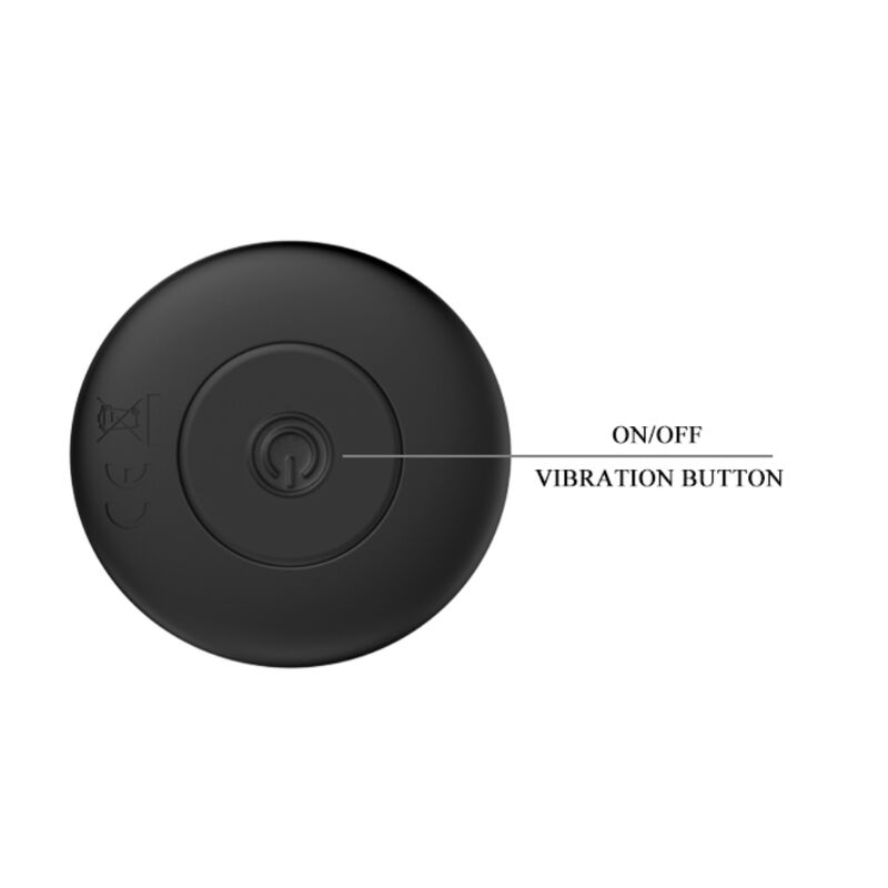 MR PLAY - RECHARGEABLE BLACK VIBRATOR ANAL PLUG - Kink&Play
