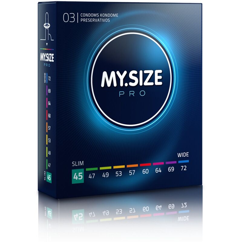 MY SIZE - PRO CONDOMS 45 MM 3 UNITS - Kink&Play