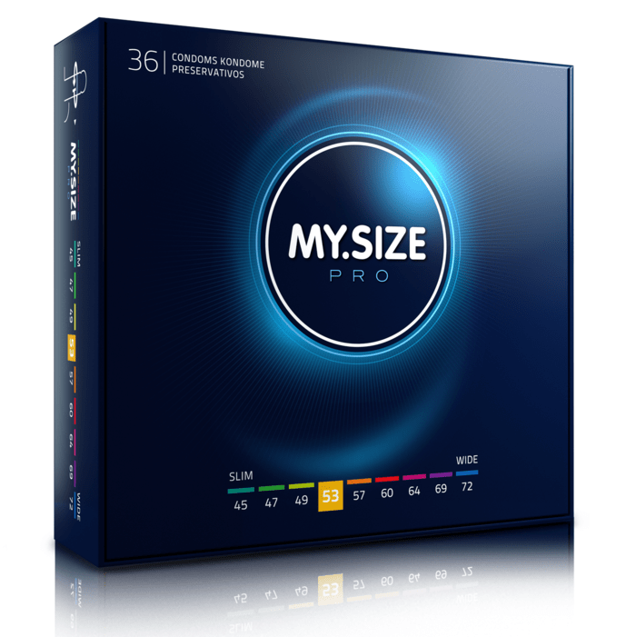 MY SIZE - PRO CONDOMS 53 MM 36 UNITS - Kink&Play