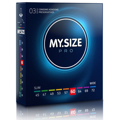 MY SIZE - PRO CONDOMS 60 MM 3 UNITS - Kink&Play