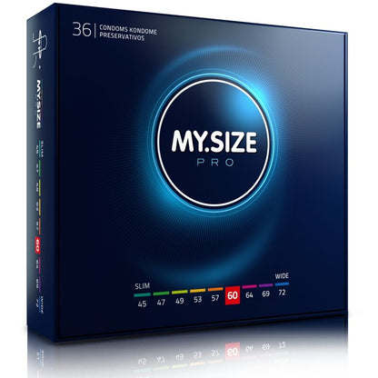 MY SIZE - PRO CONDOMS 60 MM 36 UNITS - Kink&Play