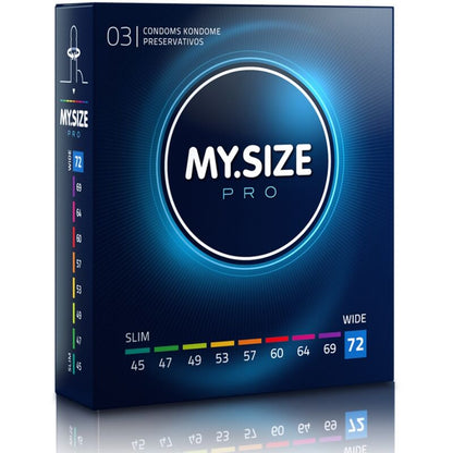 MY SIZE - PRO CONDOMS 72 MM 3 UNITS - Kink&Play