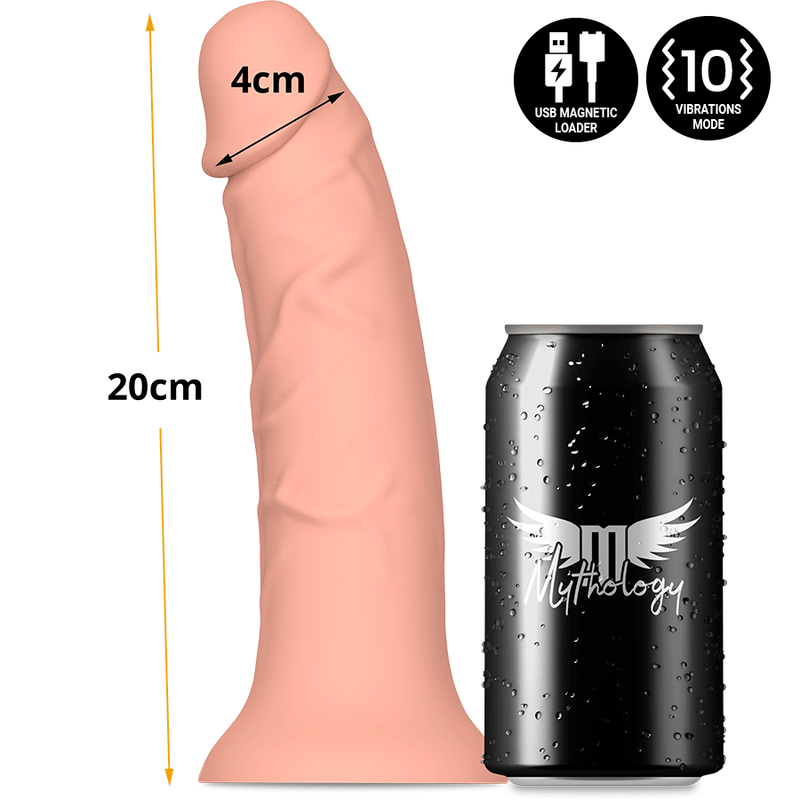 MYTHOLOGY - ASHER ORIGINAL DILDO M - VIBRATOR COMPATIBLE WITH WATCHME WIRELESS TECHNOLOGY - Kink&Play