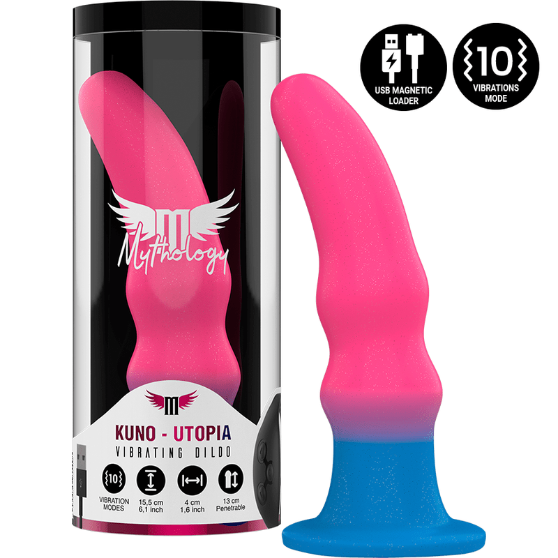 MYTHOLOGY - KUNO UTOPIA DILDO M - VIBRATOR COMPATIBLE WITH WATCHME WIRELESS TECHNOLOGY - Kink&Play