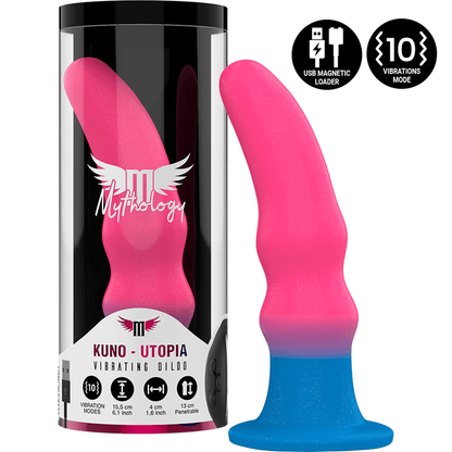 MYTHOLOGY - KUNO UTOPIA DILDO M - VIBRATOR COMPATIBLE WITH WATCHME WIRELESS TECHNOLOGY - Kink&Play