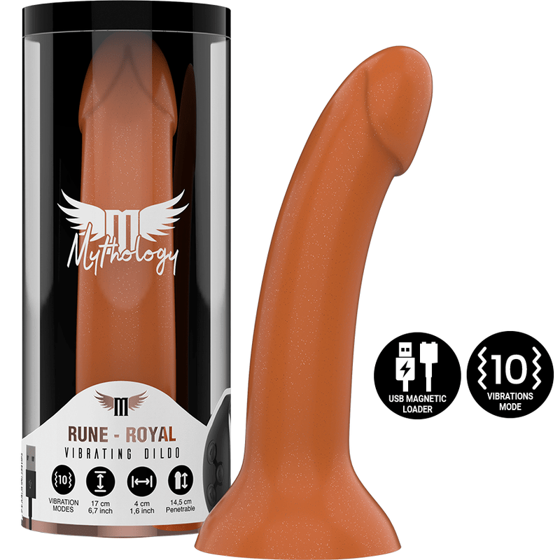 MYTHOLOGY - RUNE ROYAL DILDO M - VIBRATOR WATCHME WIRELESS TECHNOLOGY COMPATIBLE - Kink&Play