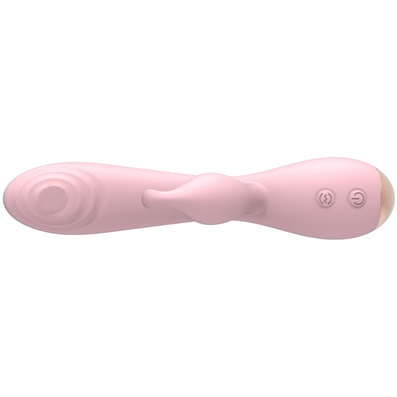 NALONE - MAGIC STICK VIBRATOR WITH RABBIT - LIGHT PINK - Kink&Play