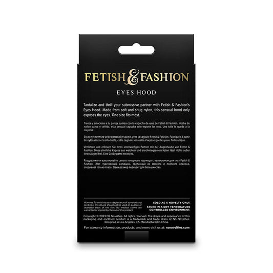 NS NOVELTIES - FETISH & FASHION EYES HOOD NYLON WHITE - Kink&Play