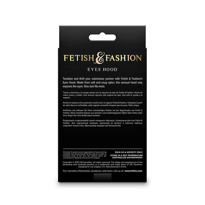 NS NOVELTIES - FETISH & FASHION EYES HOOD NYLON WHITE - Kink&Play