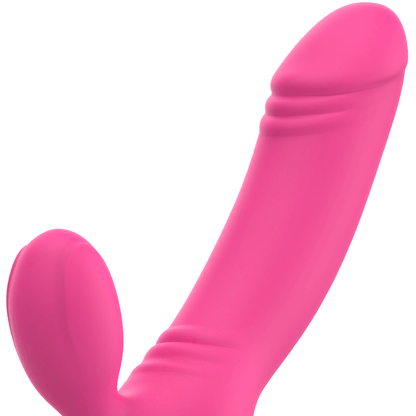 OHMAMA - BIX DOUBLE STIMULATION VIBRATOR XMAS EDITION PINK - Kink&Play