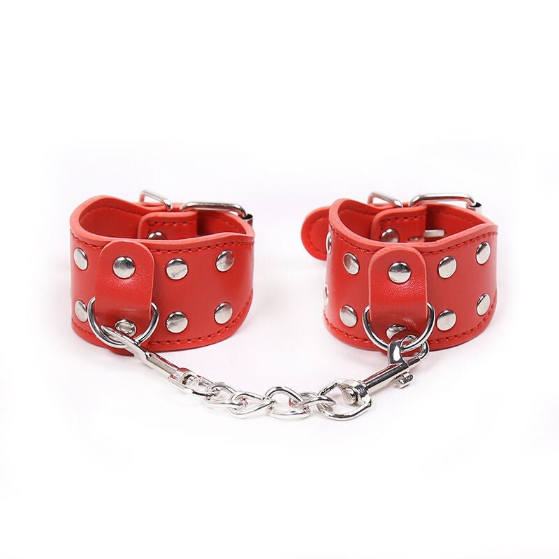 OHMAMA FETISH - ADJUSTABLE HANDCUFFS WITH METAL CHAIN - Kink&Play