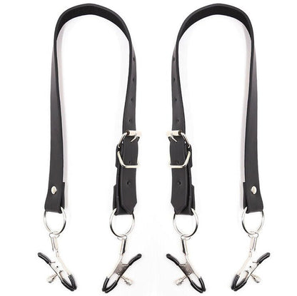 OHMAMA FETISH - CLITORIS CLAMPS WITH LEG STRAPS - Kink&Play