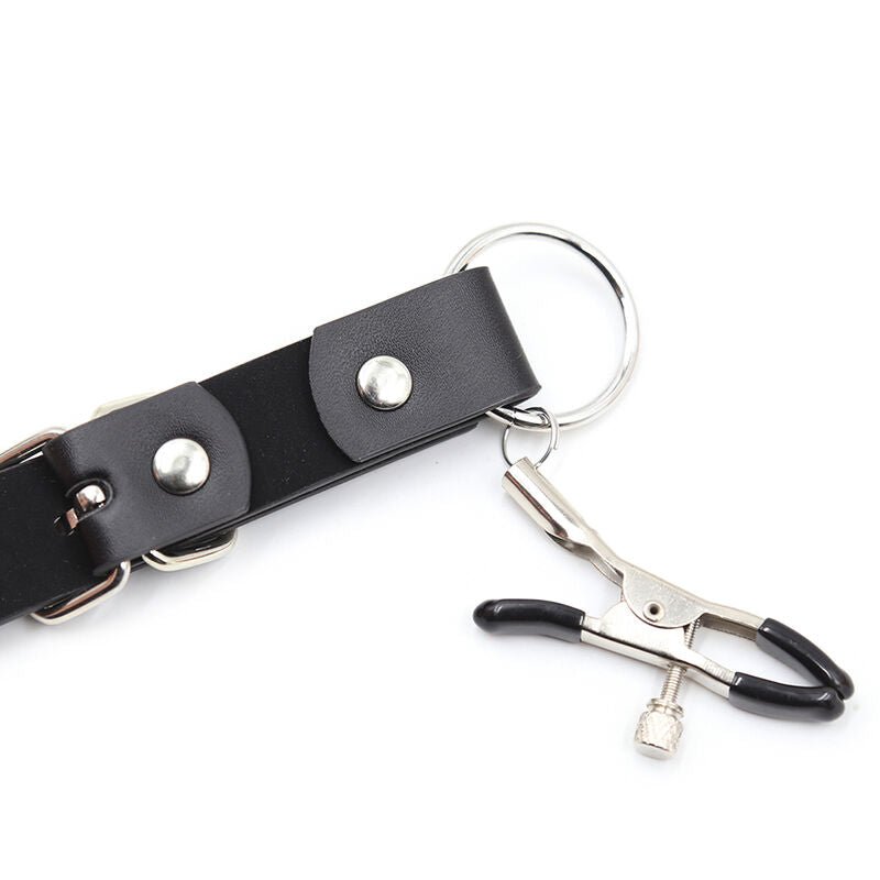 OHMAMA FETISH - CLITORIS CLAMPS WITH LEG STRAPS - Kink&Play
