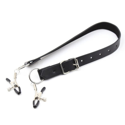 OHMAMA FETISH - CLITORIS CLAMPS WITH LEG STRAPS - Kink&Play