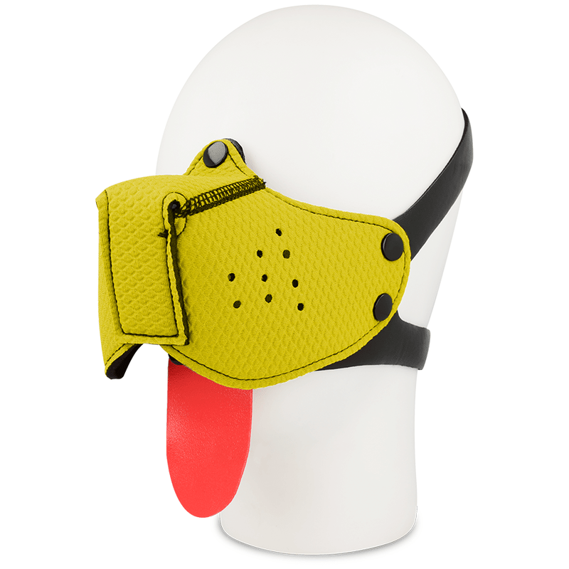 OHMAMA FETISH DOG MUZZLE - YELLOW - Kink&Play
