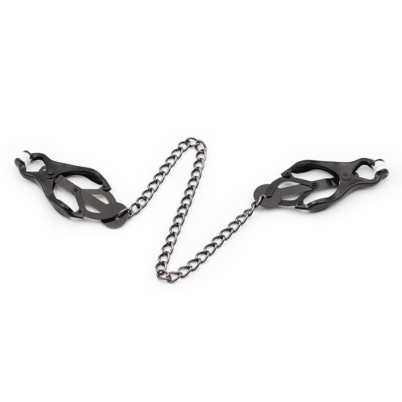 OHMAMA FETISH - JAPANESE NIPPLE Clamps WITH BLACK CHAIN - Kink&Play