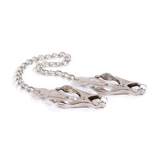 OHMAMA FETISH - METAL CLAMPS WITH CHAIN - Kink&Play