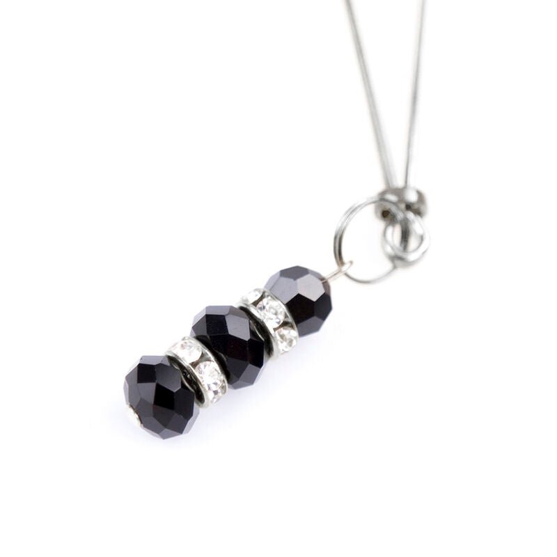 OHMAMA FETISH - NIPPLE Clamps WITH CRYSTAL STONES - Kink&Play